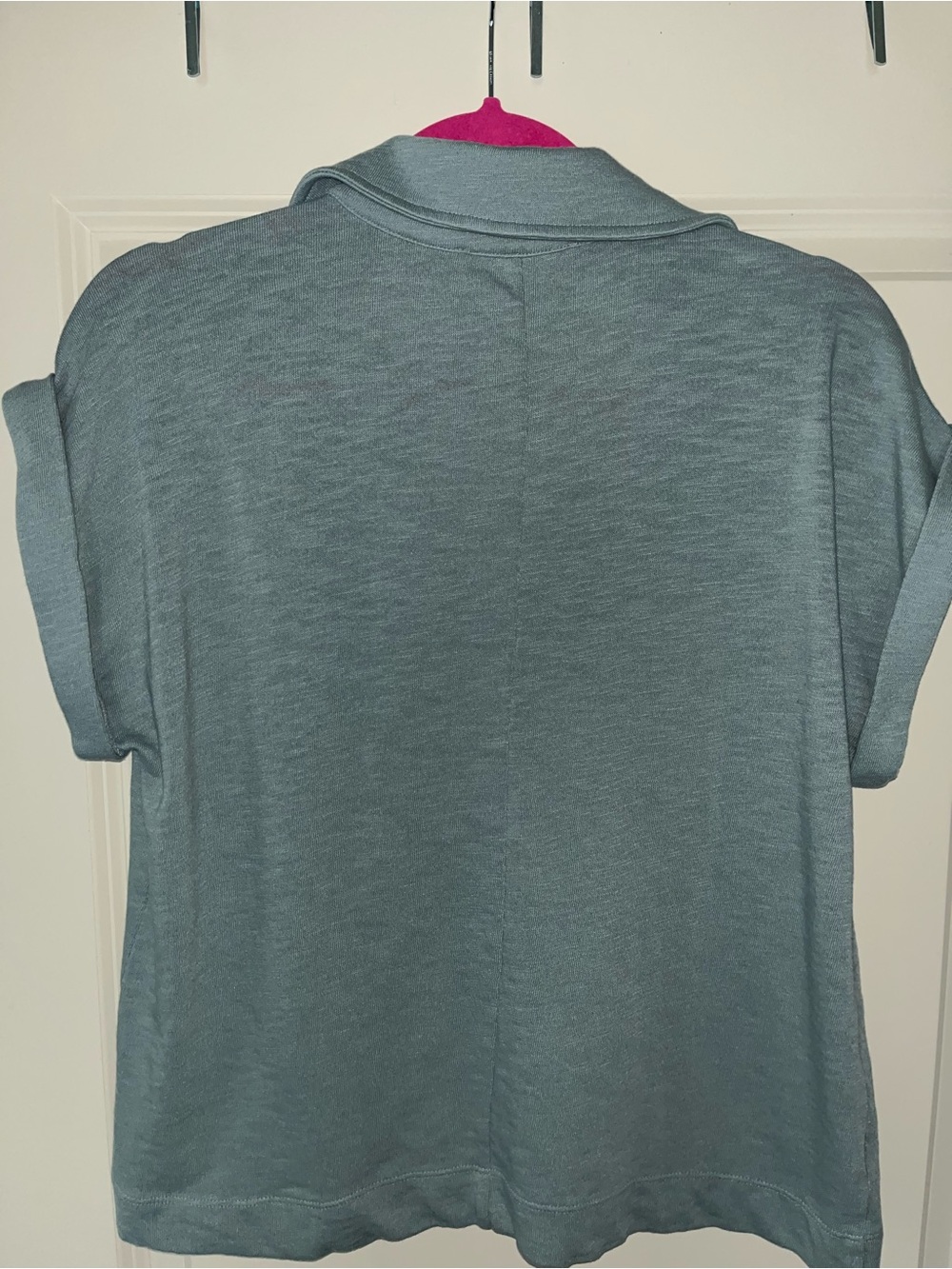 LOFT Collared Split Neck Top - Picture 4 of 5